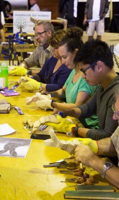 classes at the Maleny wood expo